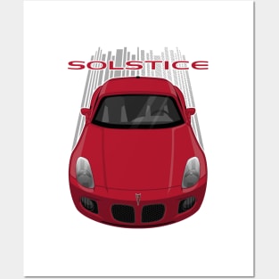 Pontiac Solstice GXP Coupe - Dark Red Posters and Art